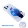 Silent Agent - Indigo Target Monochromatic iPhone Case