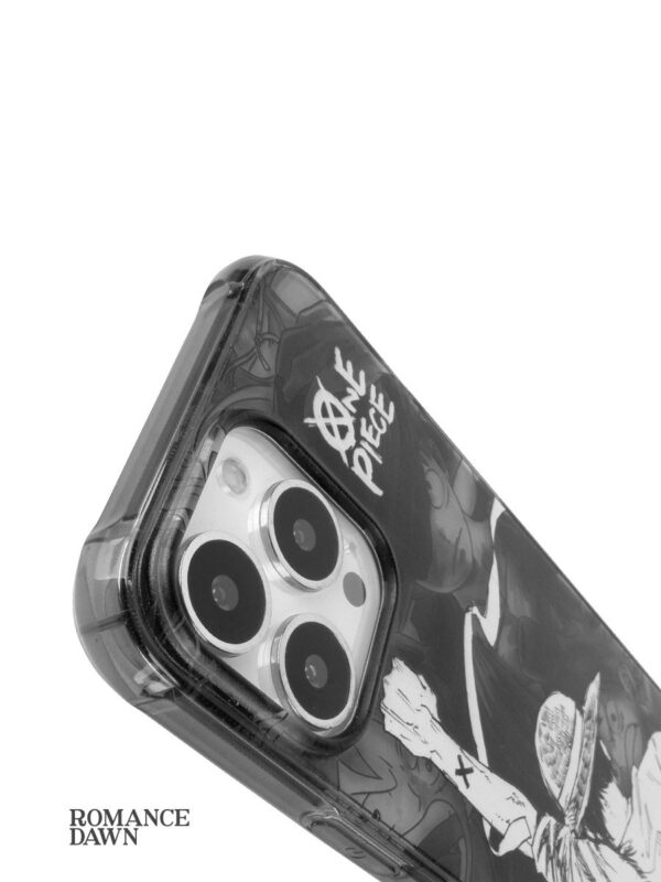 Monochromatic Manga Line Art Pirate Rebellion iPhone Case