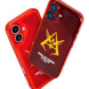 主图-02 Crimson Red Tactical Winged Emblem iPhone Case