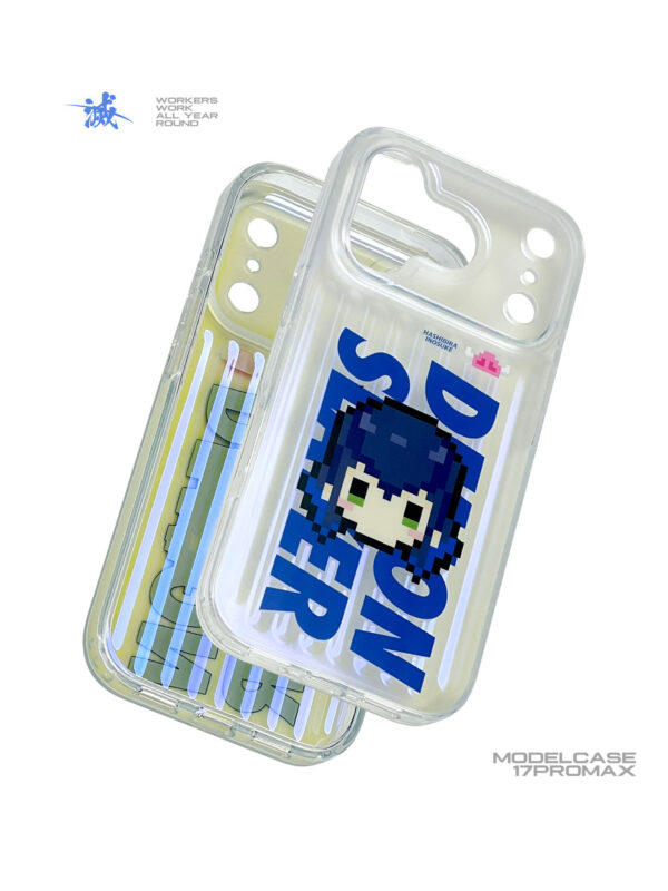 Azure Peak - Pixel Glitch Wave iPhone Case