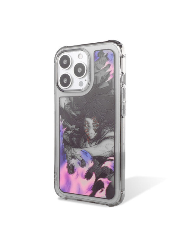 Six Eyes Void - Neon Flame Sketch iPhone Case