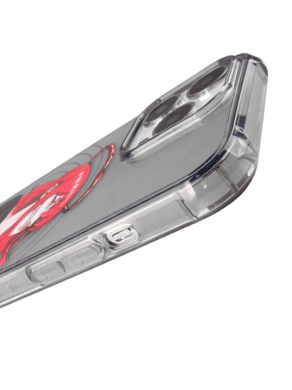 Crimson Halo - Gothic Line Art iPhone Case