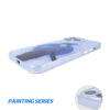 Silent Agent - Indigo Target Monochromatic iPhone Case