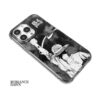 Monochromatic Manga Line Art Pirate Rebellion iPhone Case
