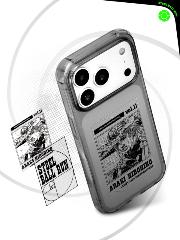 Monochrome Manga Panel Turbulent Wave Portrait iPhone Case