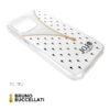 White Gold Zipper Reveal Teardrop Pattern iPhone Case