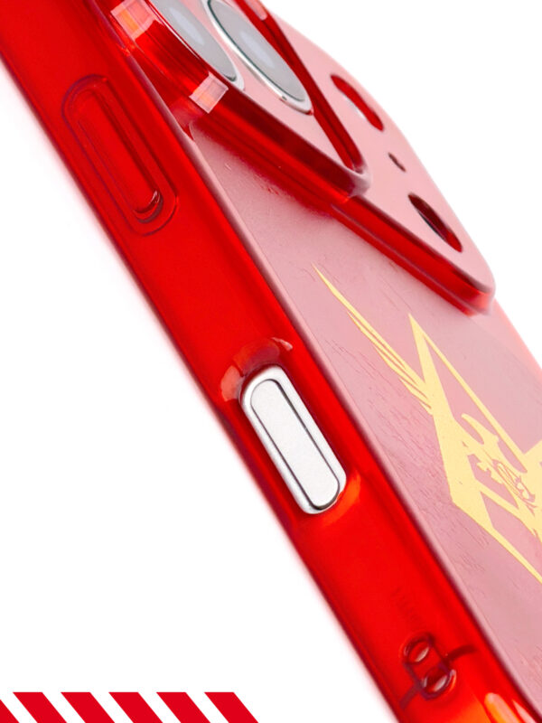 主图-03 Crimson Red Tactical Winged Emblem iPhone Case