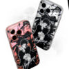 Ink Splatter Coral Pink Street Goth iPhone Case