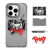 The Crimson Frenzy - Monochrome Panel iPhone Case