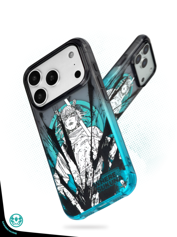 Electric Volt - Cyan Splatter iPhone Case