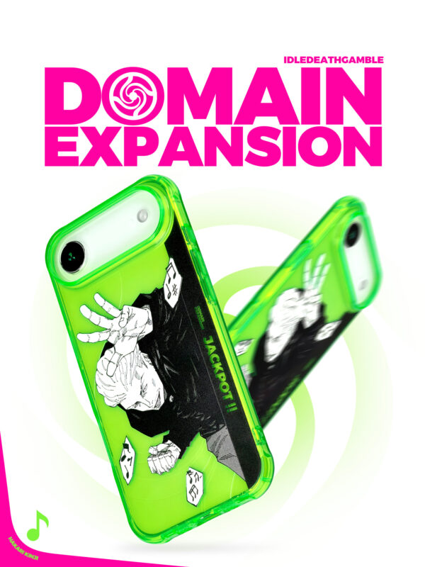 Acid Jackpot - Neon Manga Transparency iPhone Case