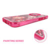 Crimson Spark - Comic Sketch Flame iPhone Case