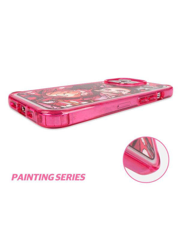 Crimson Spark - Comic Sketch Flame iPhone Case