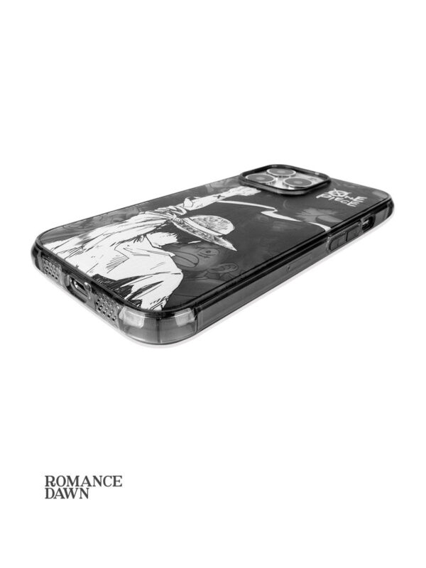 Monochromatic Manga Line Art Pirate Rebellion iPhone Case