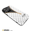 White Gold Zipper Reveal Teardrop Pattern iPhone Case