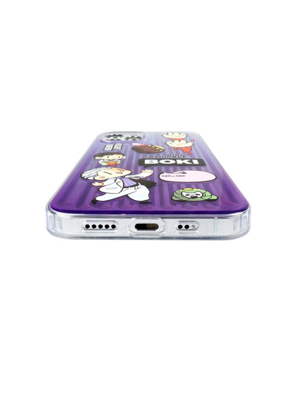 Holographic Laser Surreal Cartoon Sticker iPhone Case