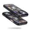 The Infinite Spin - Collage Noir iPhone Case
