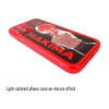 Crimson Control - Industrial Typography Splatter iPhone Case