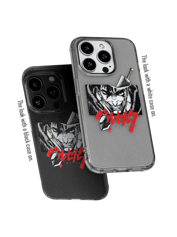 The Crimson Frenzy - Monochrome Panel iPhone Case