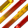 Solar Blaze - Hand-Drawn Flame Gradient iPhone Case
