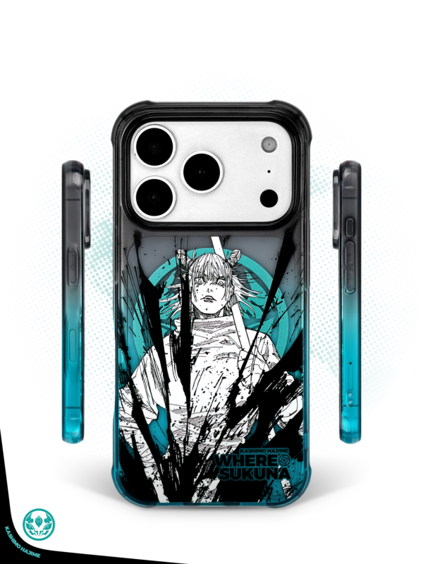Electric Volt - Cyan Splatter iPhone Case