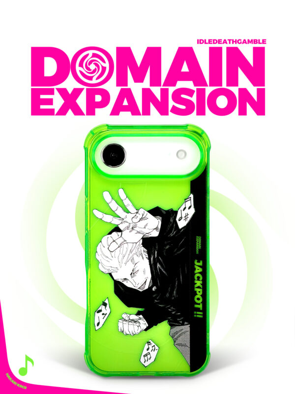 Acid Jackpot - Neon Manga Transparency iPhone Case
