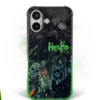 Toxic Swamp Grunge - Neon Green Graffit Sketch iPhone Case