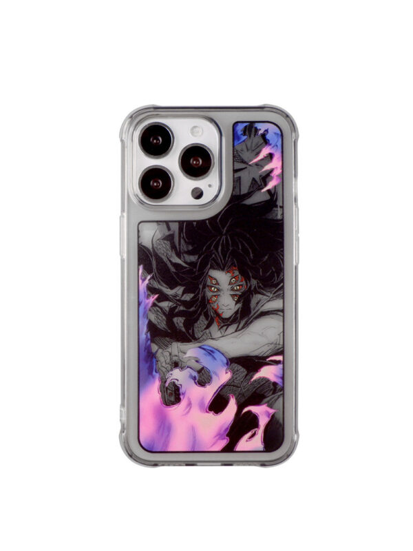 Six Eyes Void - Neon Flame Sketch iPhone Case