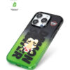 Moss Gradient - Retro 8-Bit Monk iPhone Case