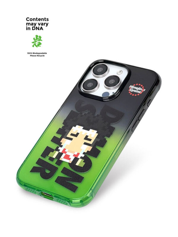 Moss Gradient - Retro 8-Bit Monk iPhone Case