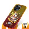 Solar Blaze - Hand-Drawn Flame Gradient iPhone Case