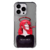 Crimson Halo - Gothic Line Art iPhone Case