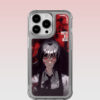 Scarred Portrait - Gothic Noir Sketch iPhone Case