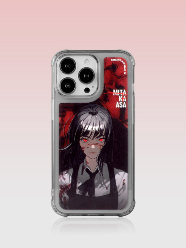 Scarred Portrait - Gothic Noir Sketch iPhone Case