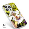 Vibrant Yellow Explosive Manga Laughing Chaos iPhone Case
