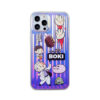 Holographic Laser Surreal Cartoon Sticker iPhone Case