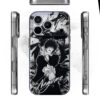 Ink Splatter Coral Pink Street Goth iPhone Case