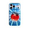 Sunburst Electric Blue Shimmer Cool Apple iPhone Case