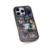 The Infinite Spin - Collage Noir iPhone Case