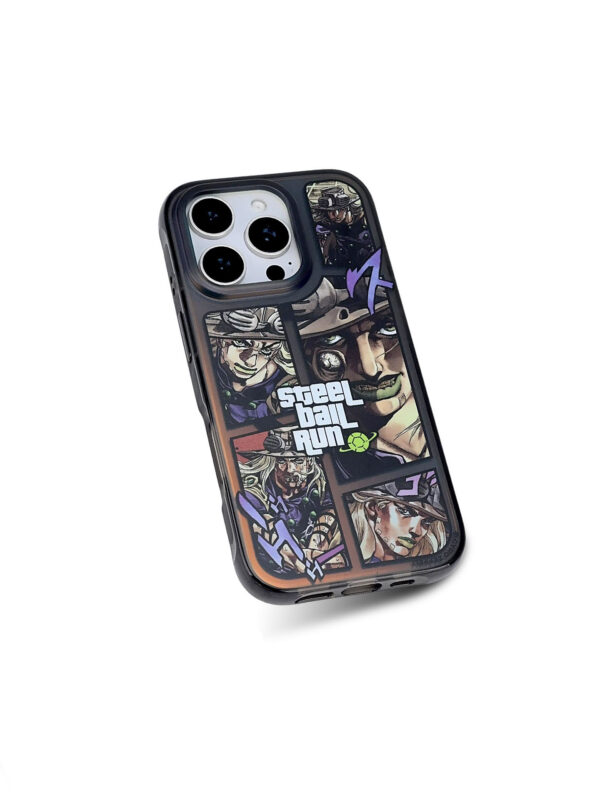 The Infinite Spin - Collage Noir iPhone Case