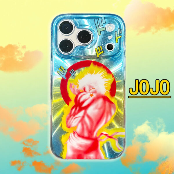 Psychedelic Crimson Fighter Starburst Aura - Aesthetic iPhone Case