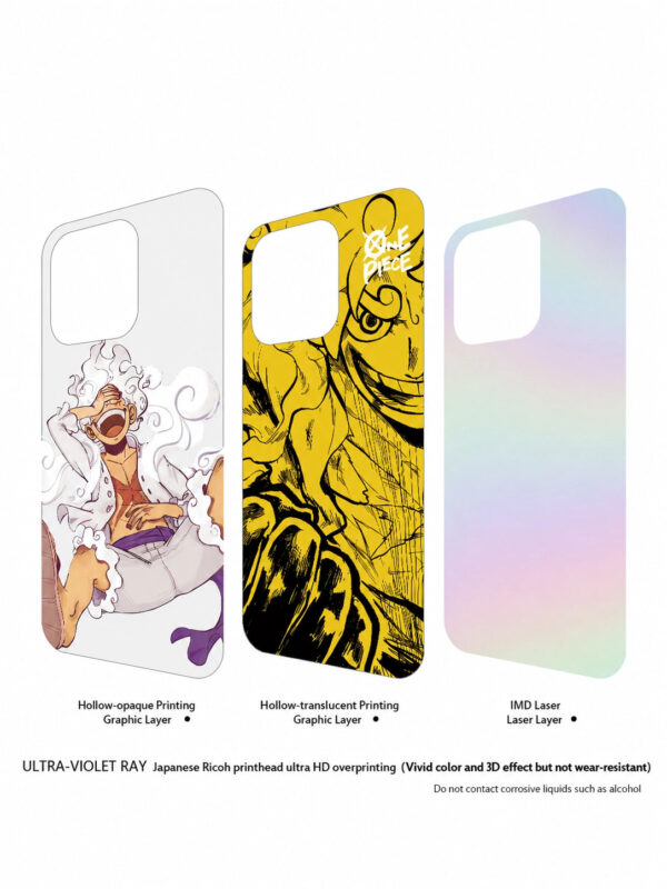 Vibrant Yellow Explosive Manga Laughing Chaos iPhone Case
