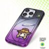 Dark Purple Ombre Retro Pixel Cowboy iPhone Case