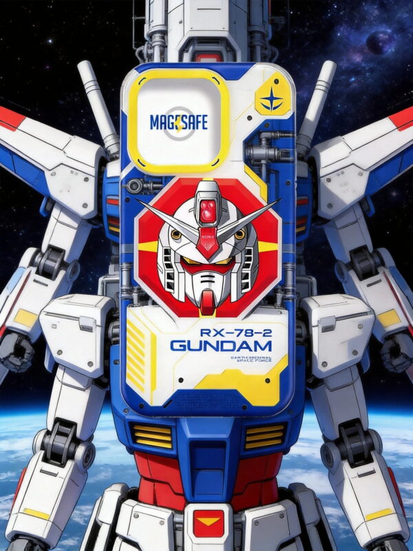 Tricolor Industrial Armor Futuristic Robot Mecha iPhone Case