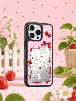 Trendy Coquette Bow Cute Aesthetic Luxury Mirror for iPhone