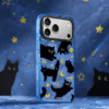 Black Cat Night Sky for iPhone