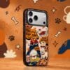 Cute Cartoon Dog Leopard Print for iPhone