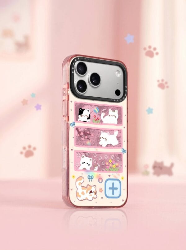 Kawaii Kitten Comic Panel Cute Manga Strip Cat for iPhone