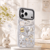 Cute Rabbit Holographic Silver for iPhone