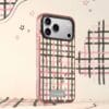 Y2K Pastel Gingham Checkered Grunge Pink Plaid for iPhone